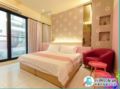 Pink double room - Tainan 台南市 - Taiwan 台湾のホテル